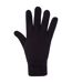 Womens/ladies thinsulate knitted winter gloves one size black Mountain Warehouse