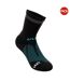 Pack Of 2  Unisex Adult Predict Geometric Pattern Grip Socks  Black Green Salomon-1
