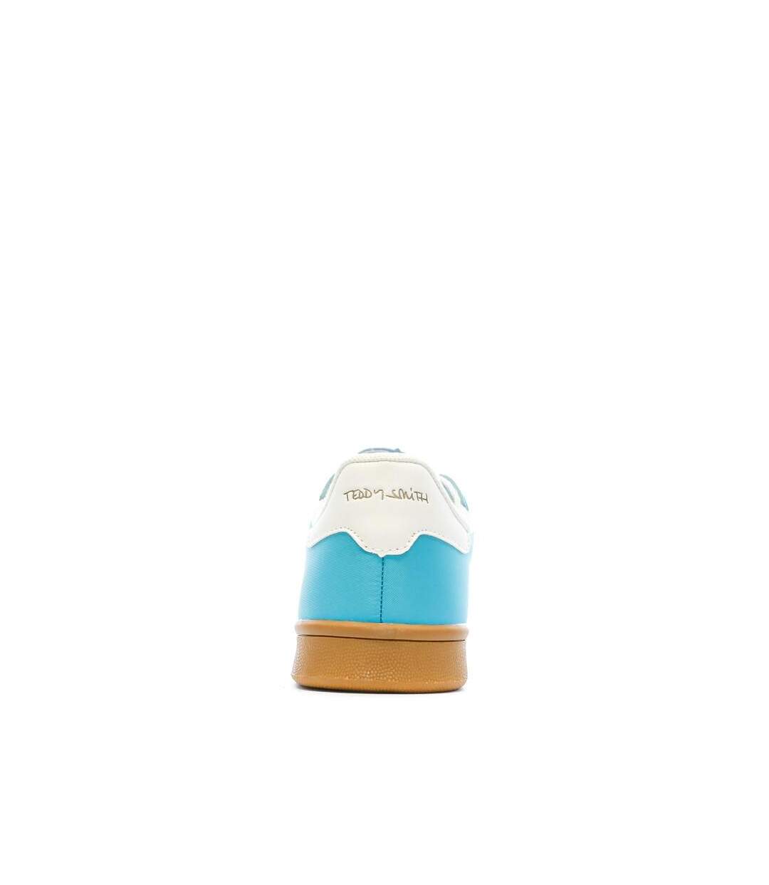 Baskets turquoise femme teddy smith 78812-3