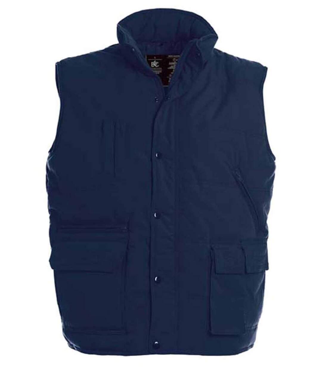 Doudoune anorak homme sans manches - Bodywarmer JU880 - bleu marine