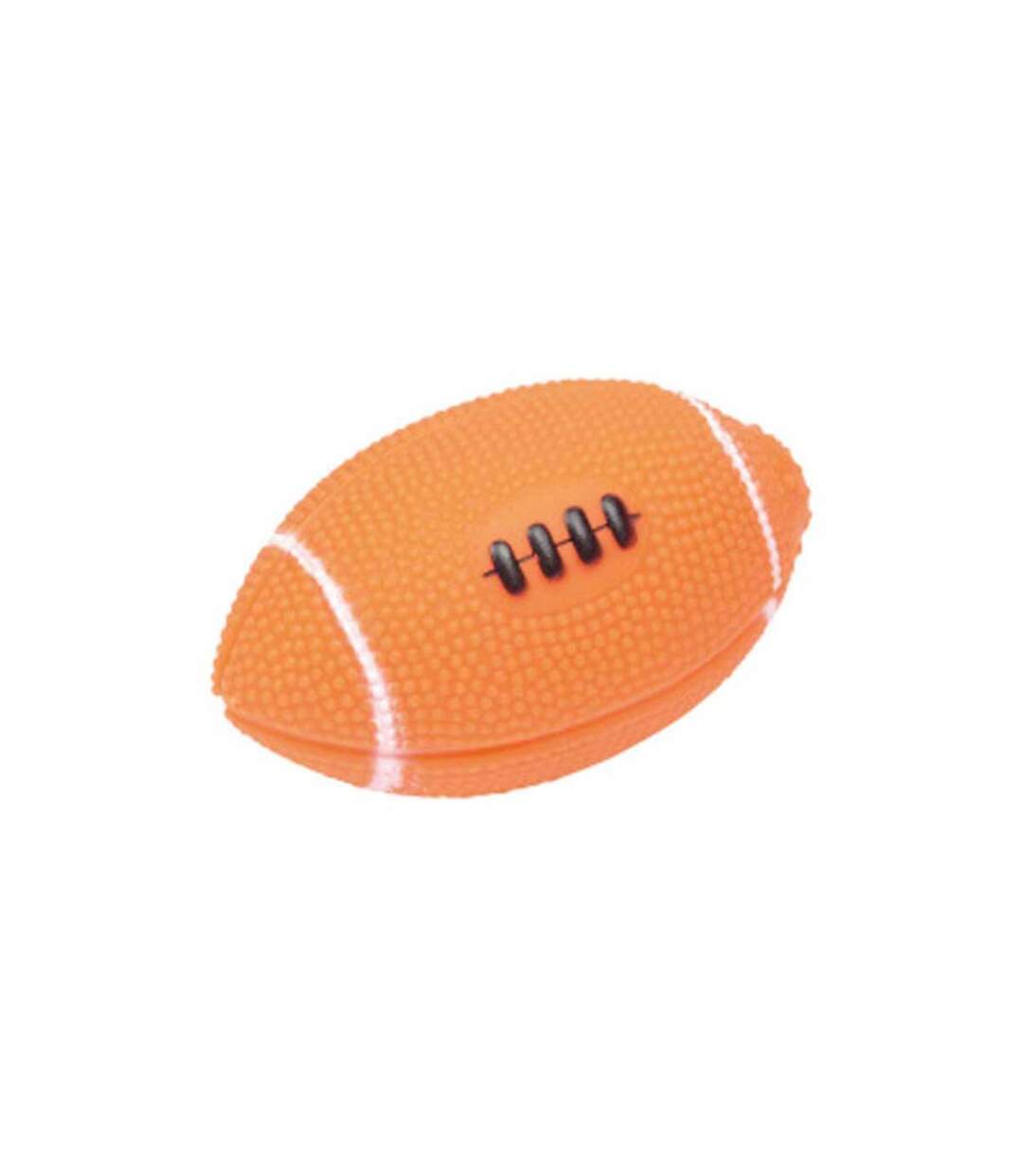 Jouet pour Chien Balle de Rugby 11cm Orange-1