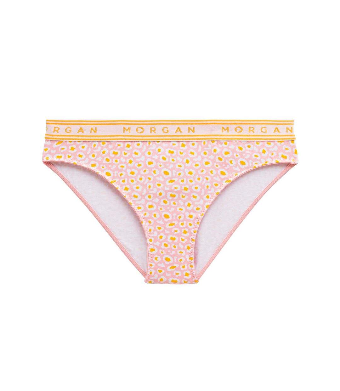 Lot de 2 slips en coton orange Ines-3