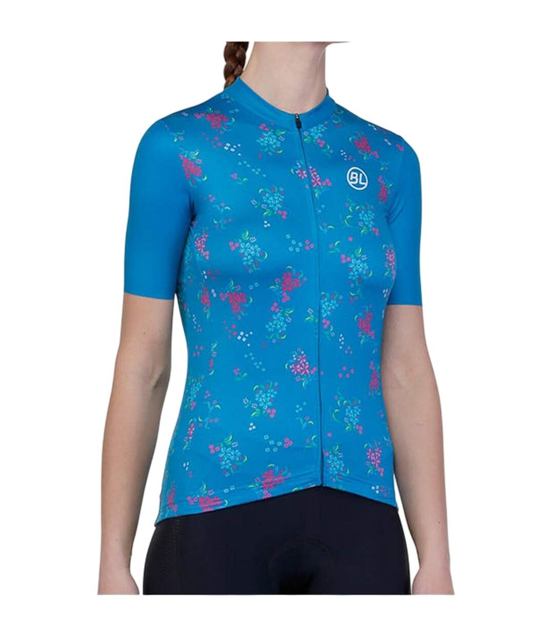 Maillot De Cyclisme Garda Femme Vert Sarcelle Bicycle Line-3