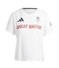 Womens/ladies Adidas T-shirt White Team GB-2