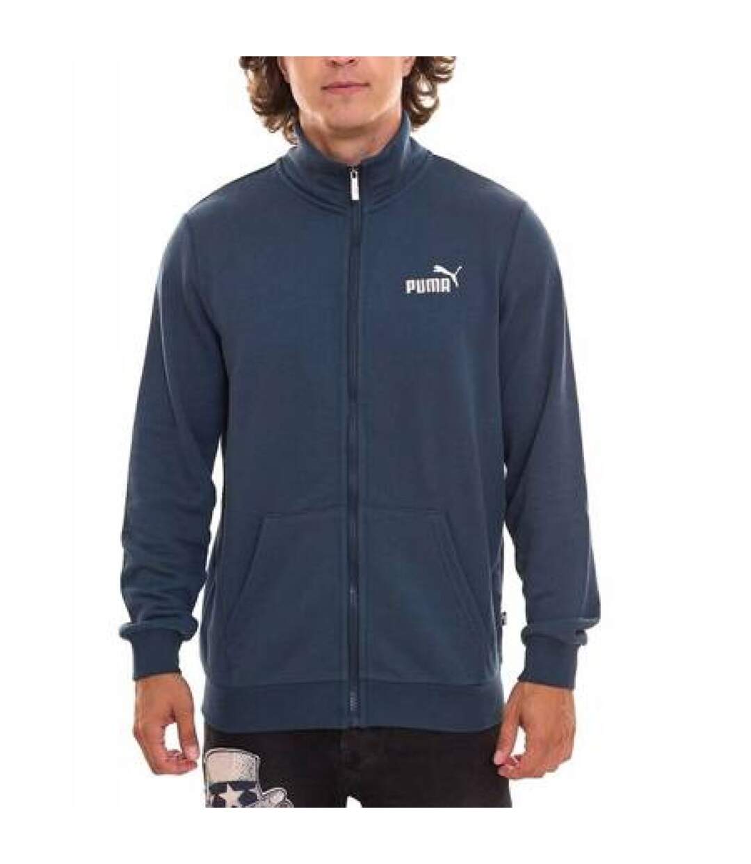 Veste De Survêtement Ess Homme Bleu Marine Puma-2