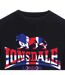 Mens Union Jack T-shirt Black Lonsdale-3