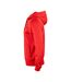 Clique Mens Basic Active Full Zip Hoodie (Red)