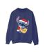 Disney - Sweat LILO AND STITCH CHRISTMAS LOVE BISCUIT - Femme (Bleu marine) - UTBI22625-1