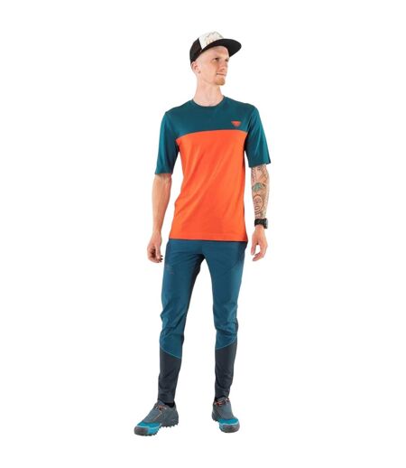 T-shirt Motif/style Blocs De Couleurs Homme Bleu Pâle Dynafit