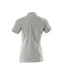 Womens/ladies Crossover Plain Polo Shirt Grey Mascot-2