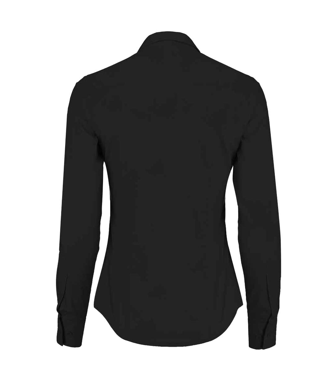 Chemisier Manches Longues Femme Noir Kustom Kit-2