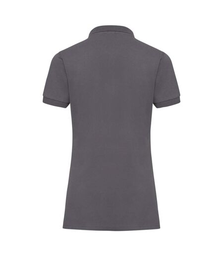 Polo Femme Gris Foncé Uni Russell