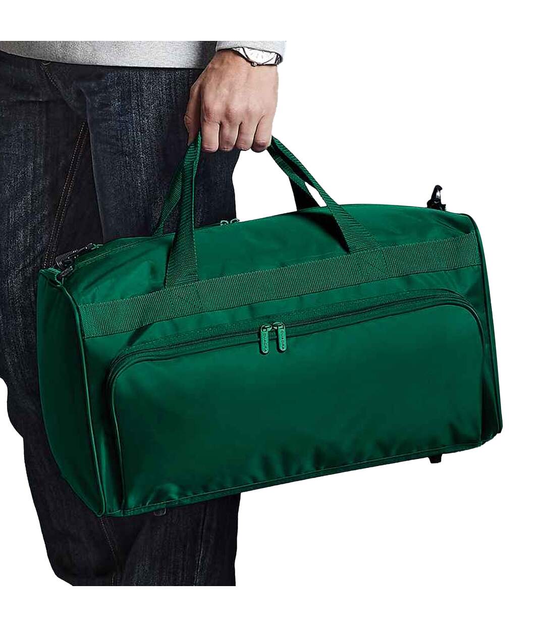 Lot de 2  34 litres taille unique vert bouteille Sac de voyage Quadra-2