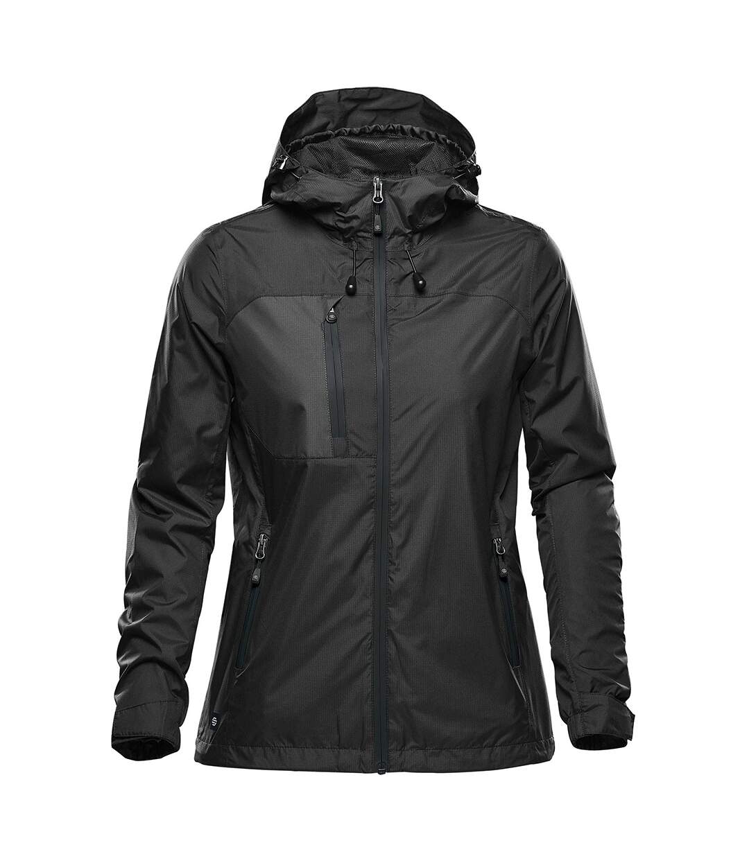 Womens/ladies Olympia Soft Shell Jacket Black Stormtech-1