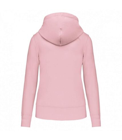 Sweat à capuche femme rose pâle Kariban