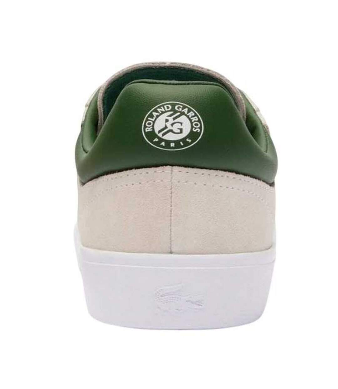 Mens Baseshot Leather Trainers White Lacoste-2