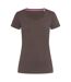 T-shirt Claire Femmes Marron Foncé Stedman-1
