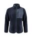 Womens/ladies Kingsley Sherpa Fleece Jacket Navy James Harvest-1