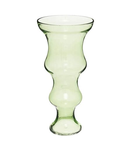 Vase Double en Verre Matali 36cm Vert