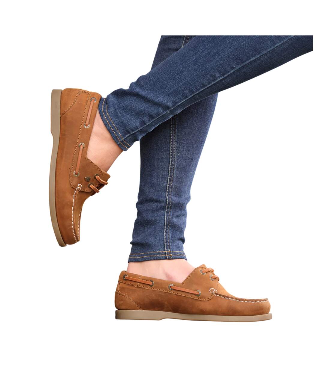 Chaussures Bateau Avisa Femme Brun Clair Moretta-4
