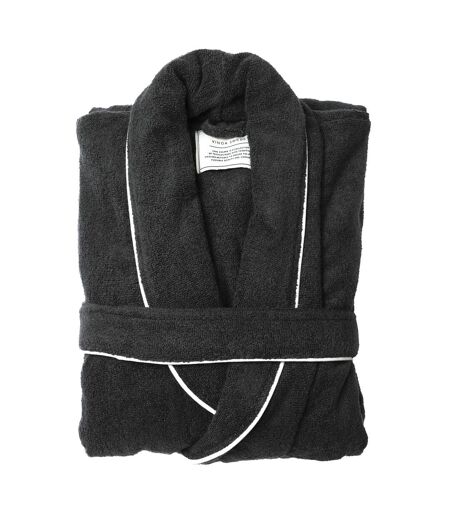 Unisex adult harper dressing gown grey Vinga