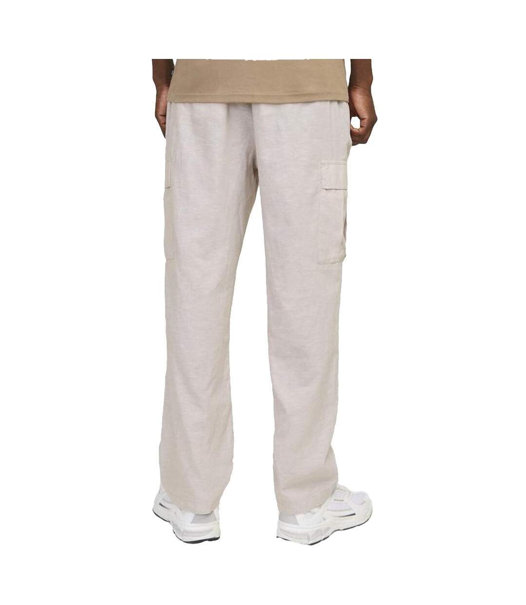 Pantalon cargo loose beige homme jack & jones karl-2
