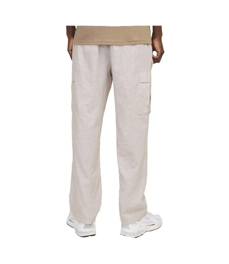 Pantalon cargo loose beige homme jack & jones karl