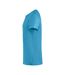 Mens Basic T-shirt Turquoise Clique-3