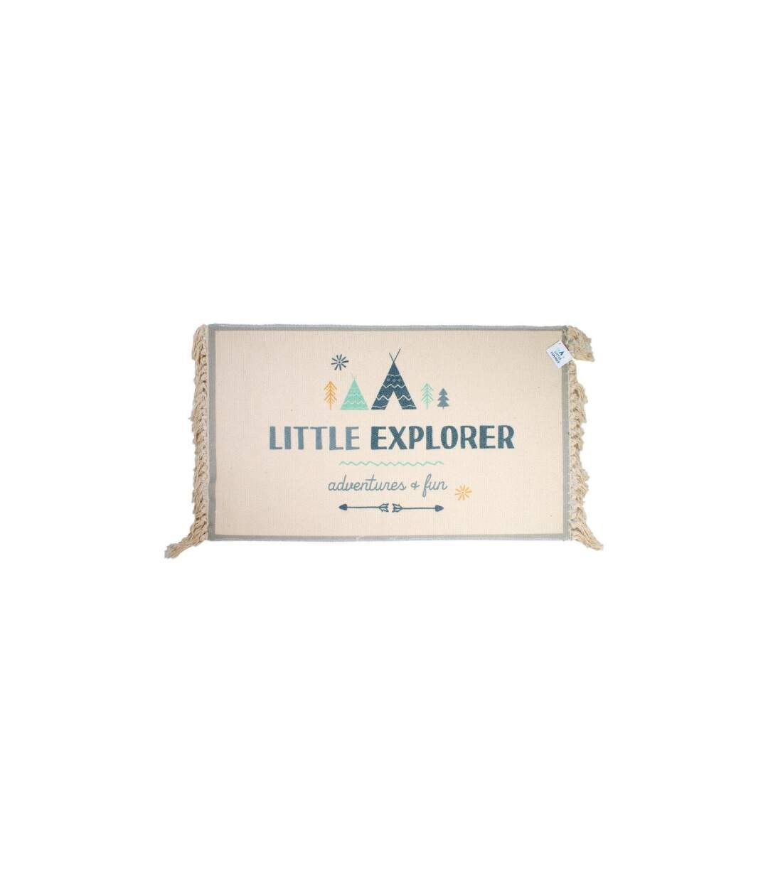 Tapis Déco Enfant Little Explorer 50x80cm Naturel-1