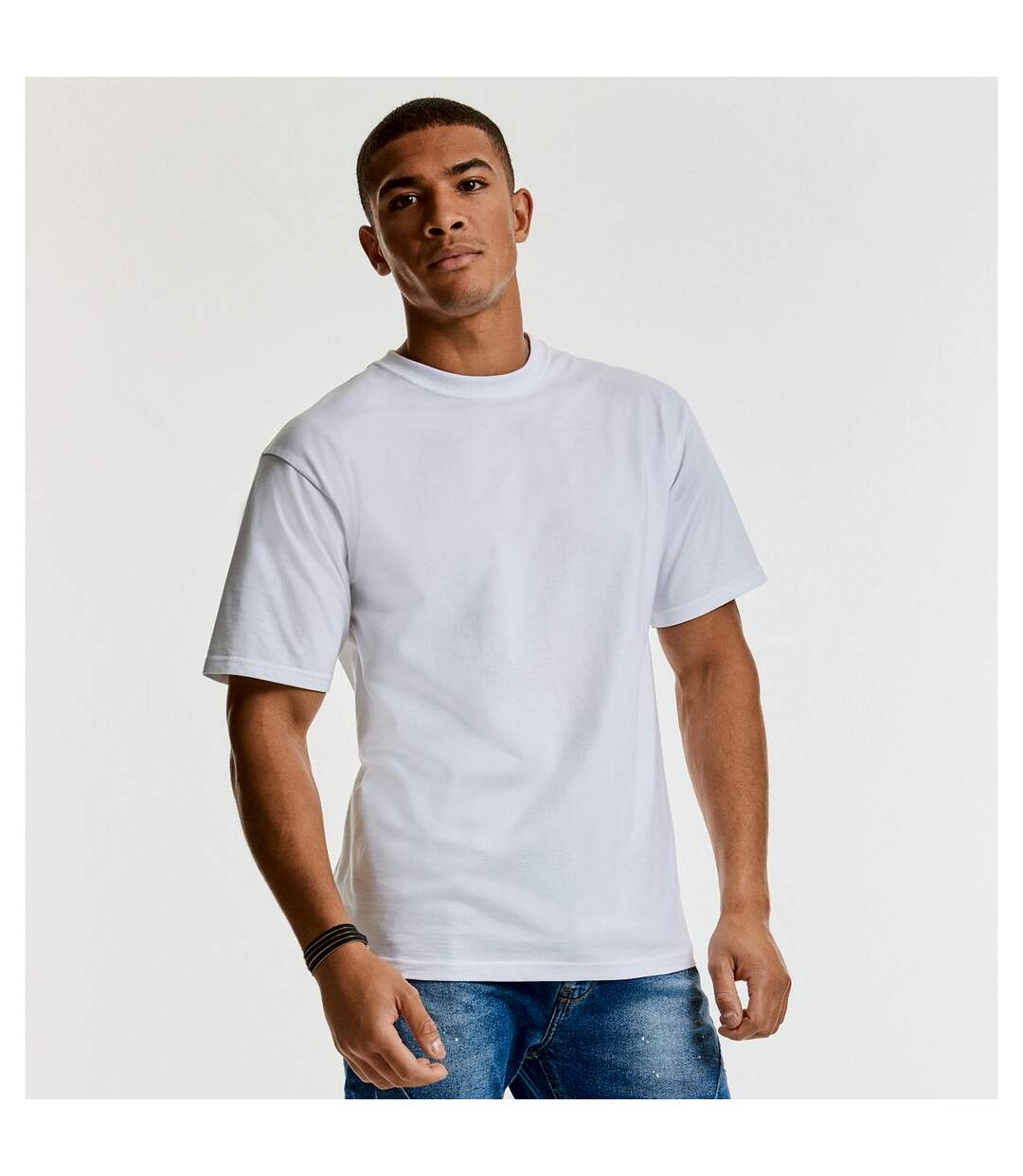 Russell Mens Heavyweight T-Shirt (White)