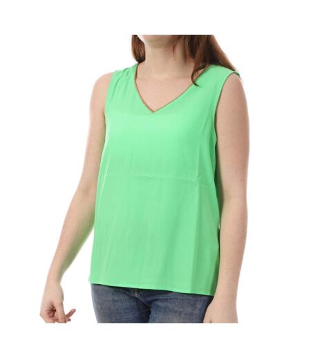 Débardeur Vert Femme Only Pelina - S