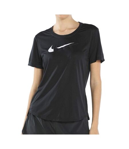 T-shirt de sport noir femme nike  run - l