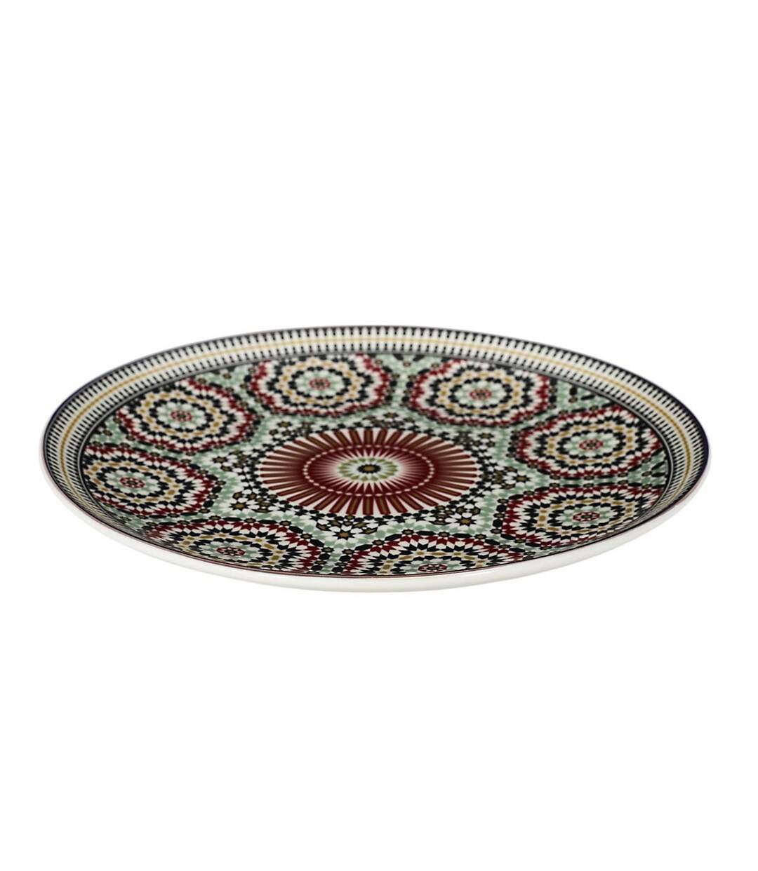Lot de 6 Assiettes Plates Zahra 26cm Multicolore-2