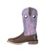 Womens/ladies Lady Rebel Pro Full Grain Leather Cowboy Boots Dark Earth Amethyst Durango-3