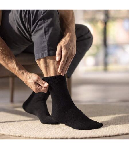 3 Pack Mens Wool Boot Socks Warm Cushioned Hiking Crew Socks