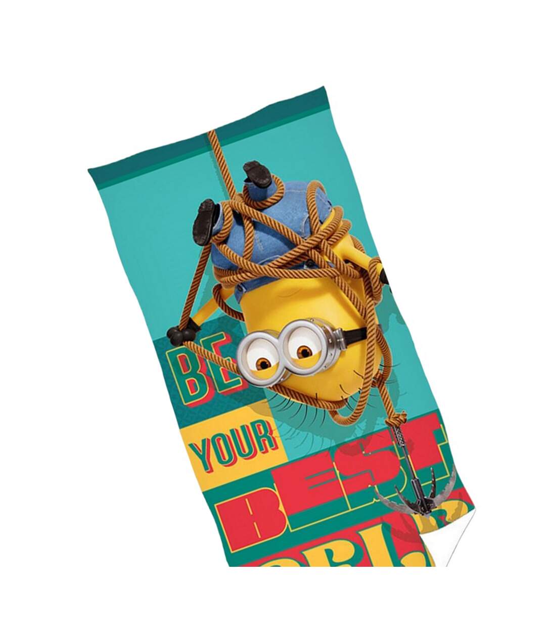 Be your best self phil beach towel green/multicoloured Despicable Me