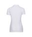 Polo À Manches Courtes En Stretch Pour Femmes/femmes Blanc Russell-2