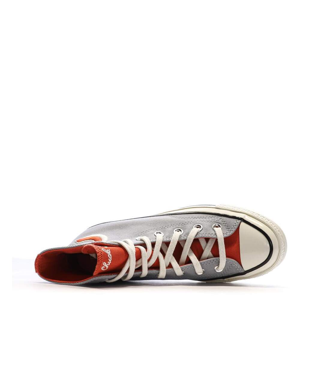 Baskets grises homme converse chuck 70 letterman-4
