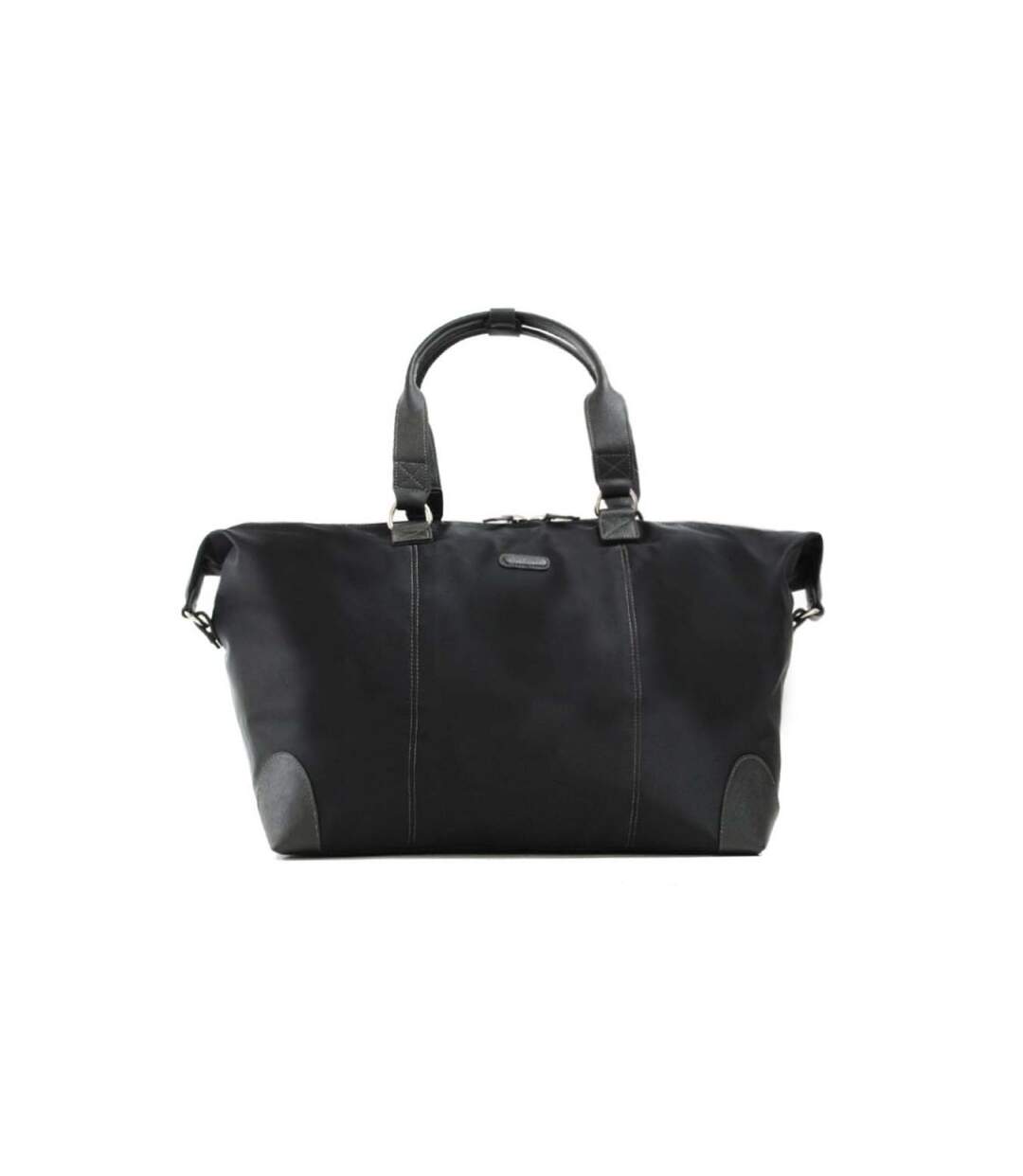 Katana - Sac week-end nylon et cuir - noir - 5233-2