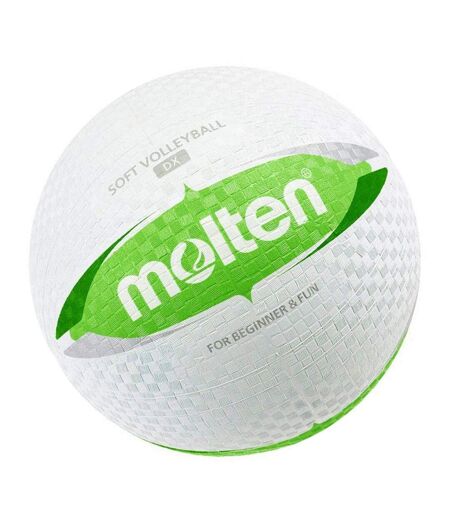 Ballon De Volley-ball Volten Taille 5 Blanc Vert Molten