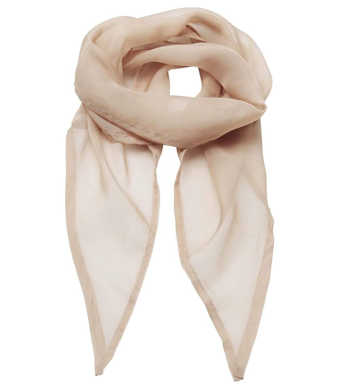 Foulard mousseline - PR740 - beige naturel-1