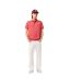 Mens Paris Stretch Polo Shirt Red Lacoste-4