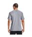 Mens Sportstyle Short-sleeved T-shirt Light Steel Heather Black Under Armour-2