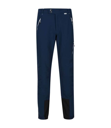 Pantalon De Randonnée À Taille Semi-élastiquée Mountain Homme Bleu Sombre Regatta