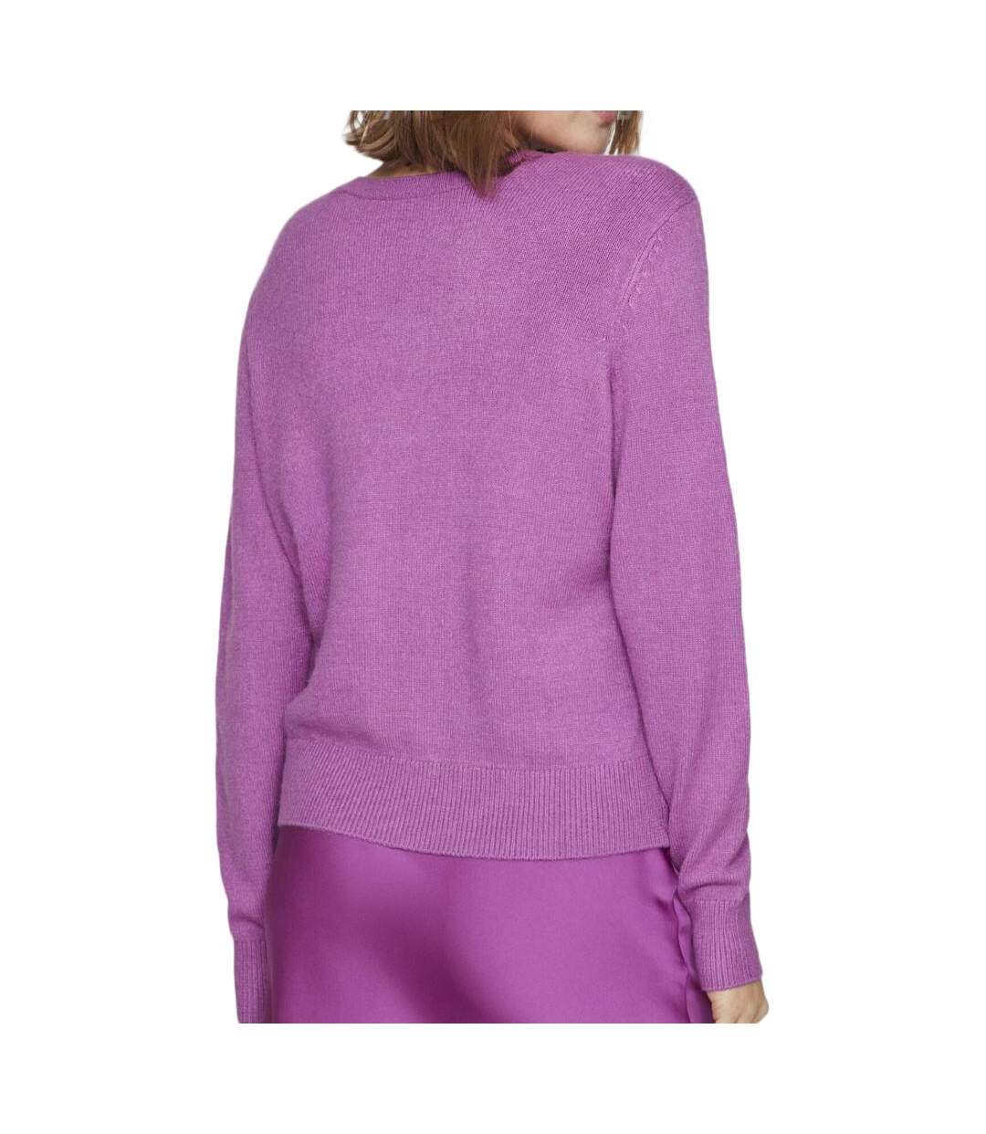 Pull Violet Femme Vila Viril - M