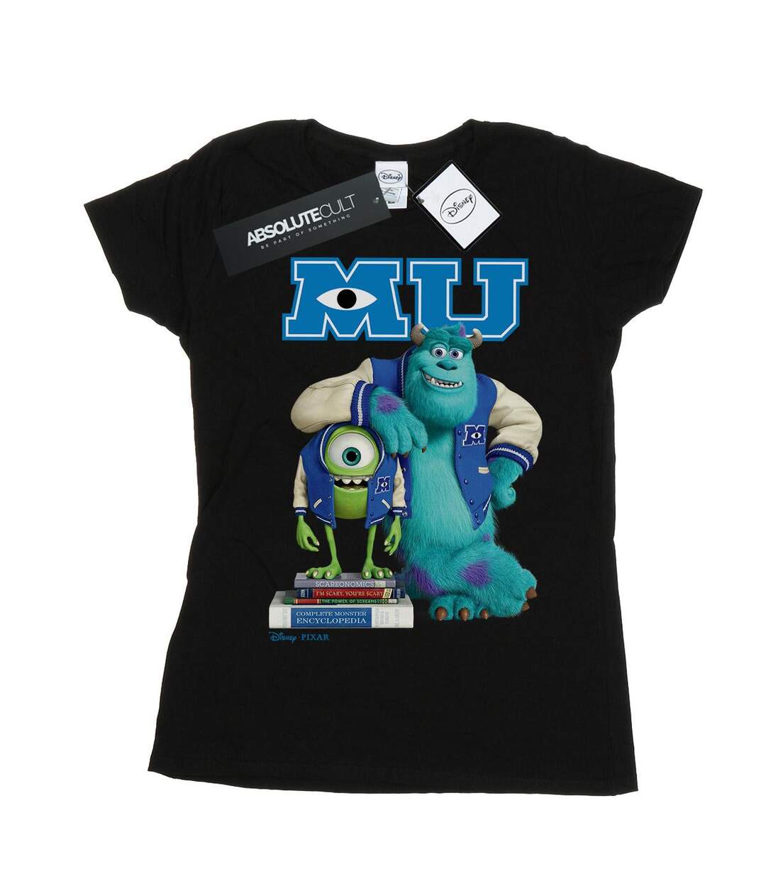 Disney - T-shirt MONSTERS UNIVERSITY POSTER - Femme (Noir) - UTBI15403-1