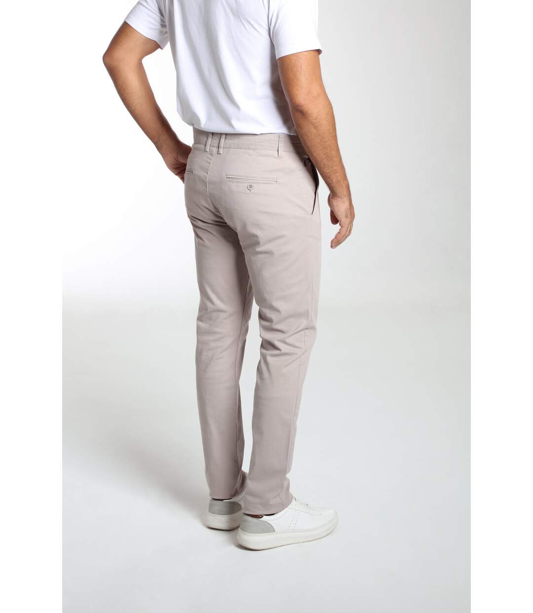 Pantalon coupe regular en coton PORTO-4