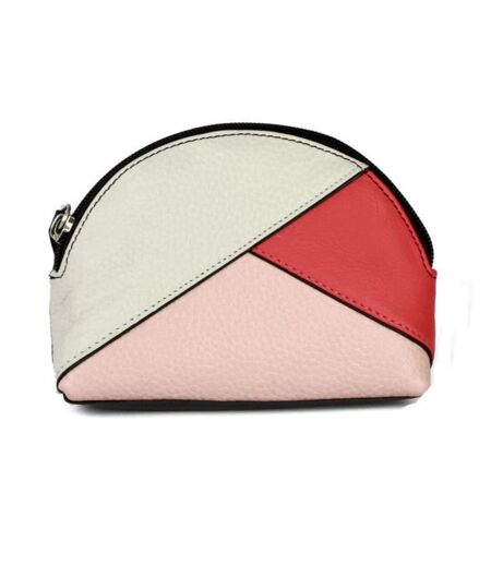 Eastern Counties Leather - Porte-monnaie BETSY - Femme (Blanc / corail / rose) (Taille unique) - UTEL309
