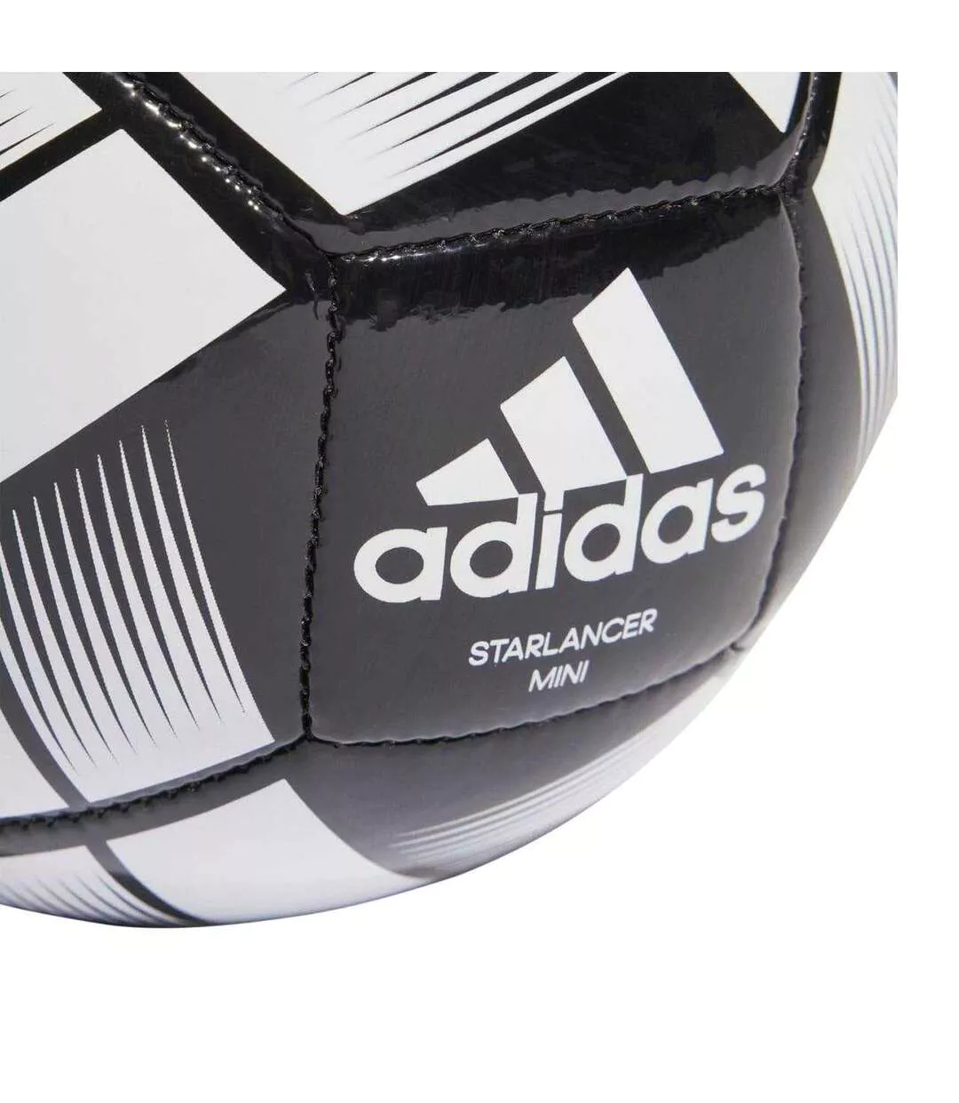 Ballon De Foot Starlancer Taille 1 Blanc Noir Adidas-3