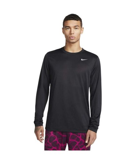 T-shirt Manches Longues Legend Homme Noir Argenté Nike